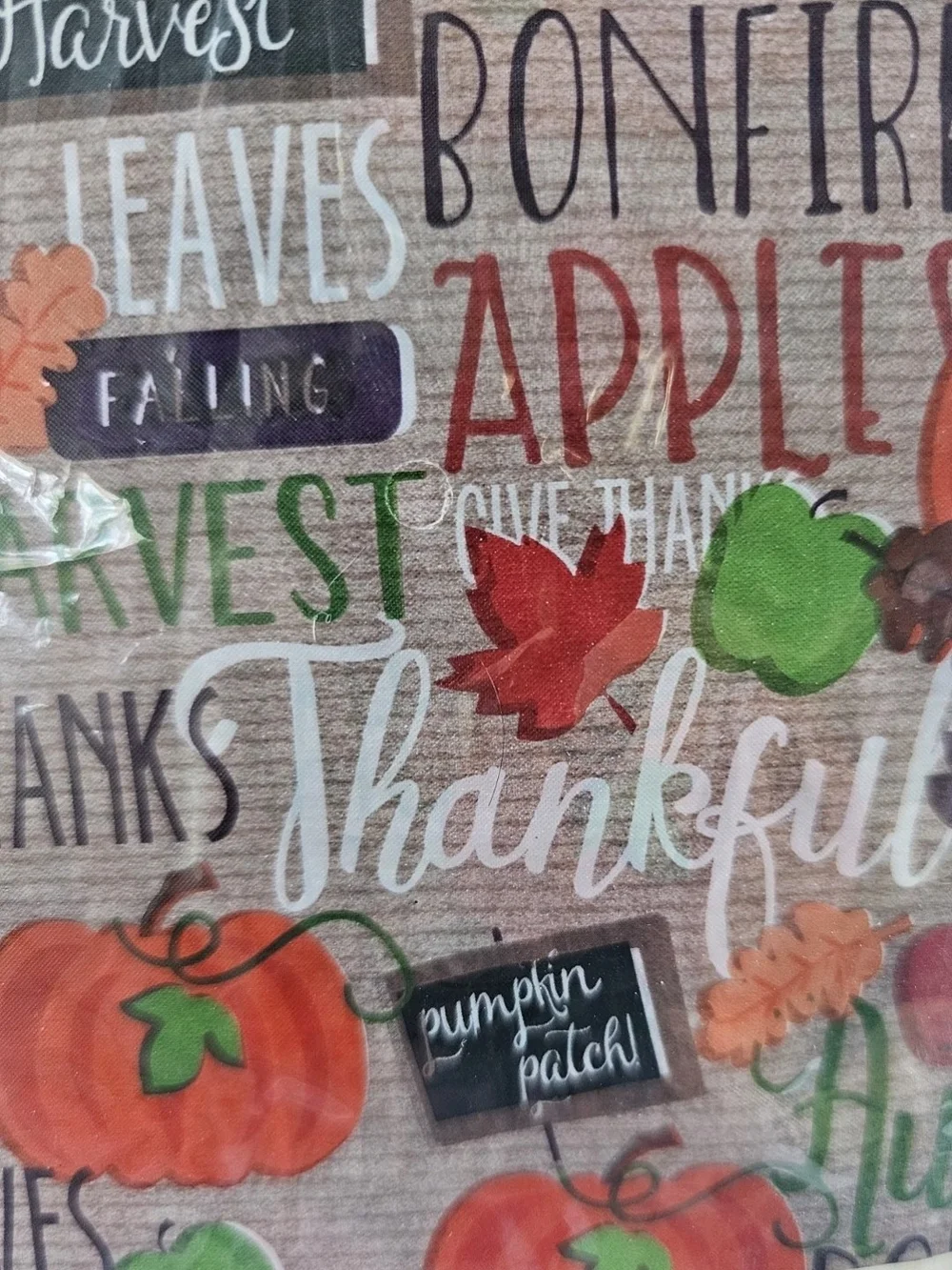 3 Thanksgiving Plastic Table Cloth Nappe Rectangle 54
